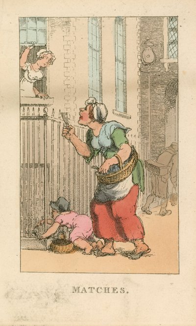 一致する 作： Thomas Rowlandson